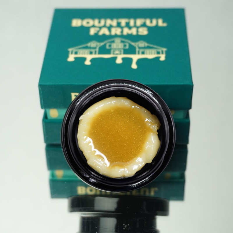 rosin 'thumbprint' from Bountiful Farms Inc.